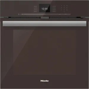 Miele H6660BPBW H 6660 Bp Am 24 Inch Convection Oven With Airclean Catalyzer And Roast Probe For Precise Cooking.- Truffle Brown