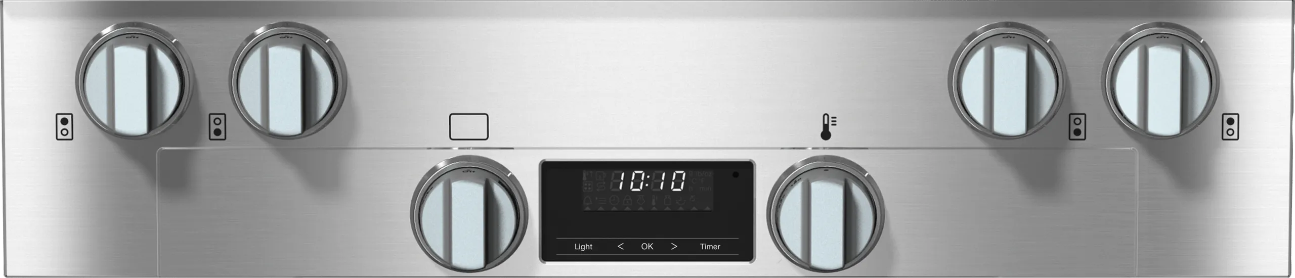 Miele HR11243GAG Hr 1124-3 G Ag - 30" Range All Gas With Directselect, Twin Convection Fans And M Pro Dual Stacked Burners