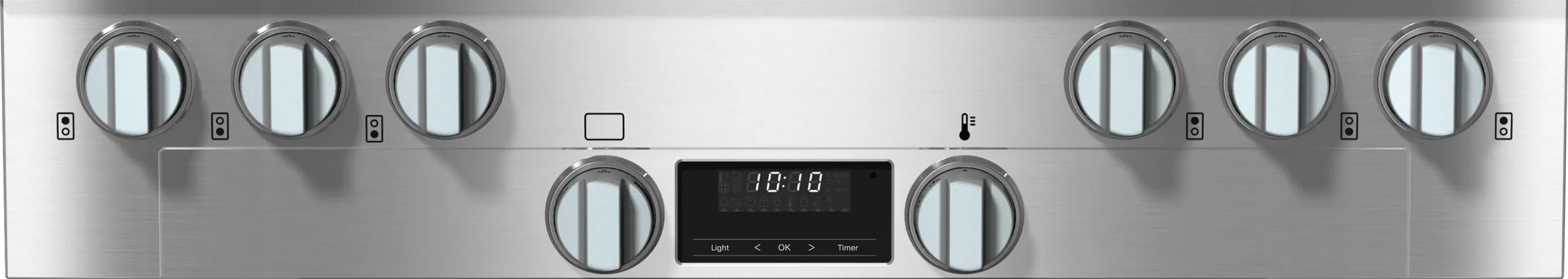 Miele HR11343GAG Hr 1134-3 G Ag - 36" Range All Gas With Directselect, Twin Convection Fans And M Pro Dual Stacked Burners