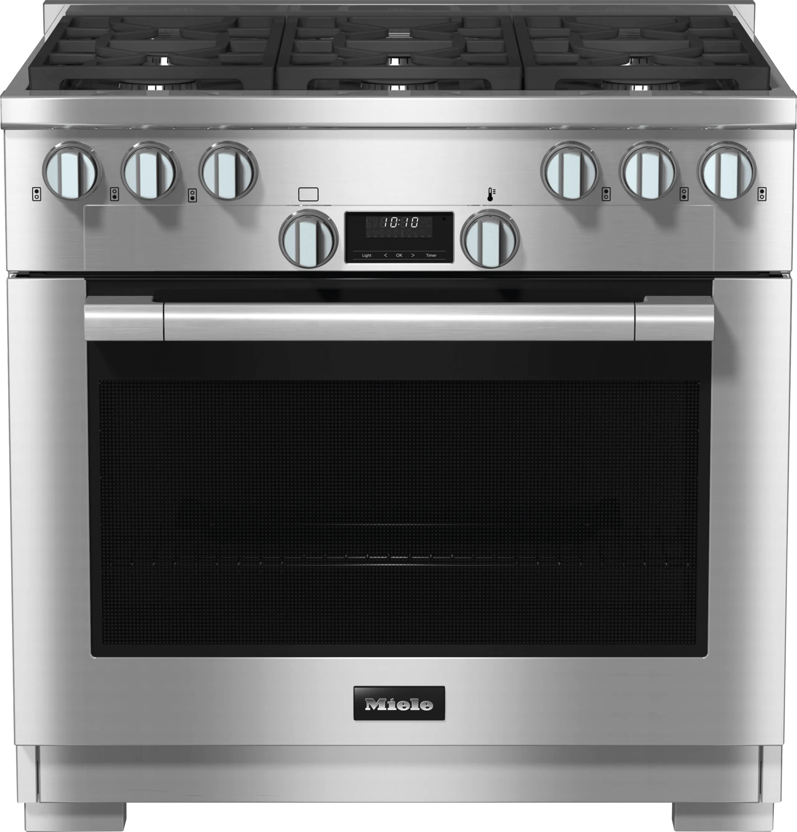 Miele HR11343GAG Hr 1134-3 G Ag - 36" Range All Gas With Directselect, Twin Convection Fans And M Pro Dual Stacked Burners