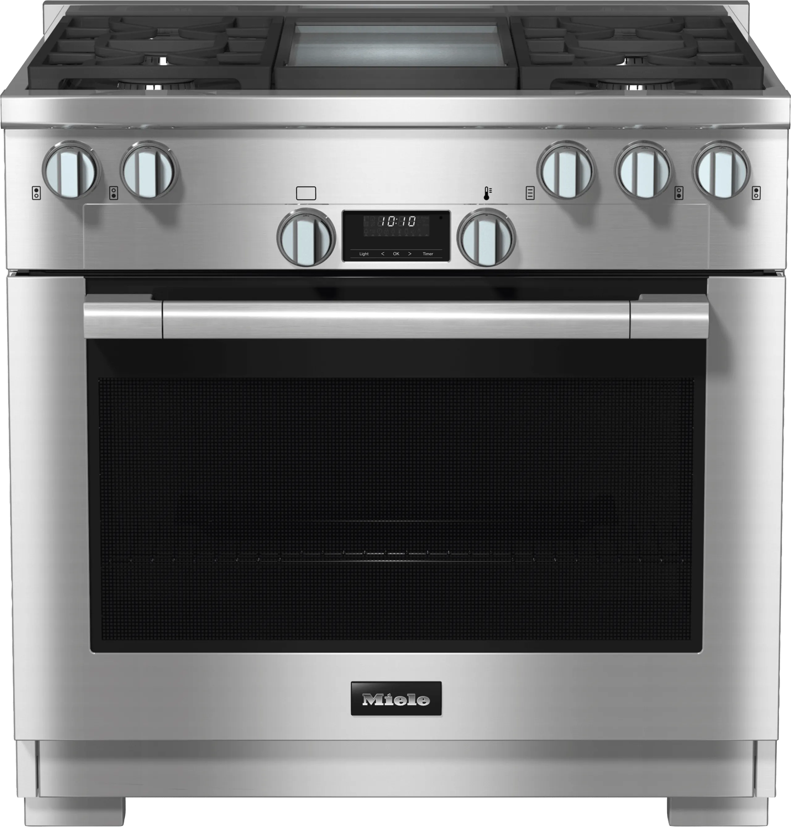 Miele HR11363LPAGGD Hr 1136-3 Lp Ag Gd - 36" Range All Gas With Directselect, Twin Convection Fans And M Pro Dual Stacked Burners