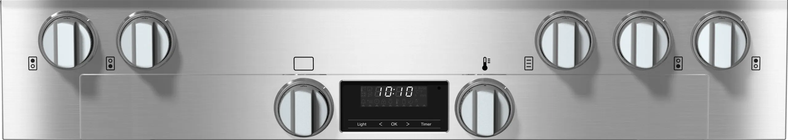 Miele HR11363LPAGGD Hr 1136-3 Lp Ag Gd - 36" Range All Gas With Directselect, Twin Convection Fans And M Pro Dual Stacked Burners