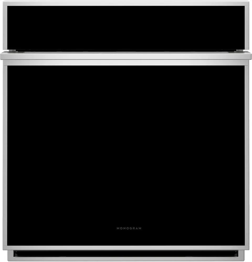 Monogram ZKS90DSSNSS Monogram 27" Smart Electric Convection Single Wall Oven Minimalist Collection