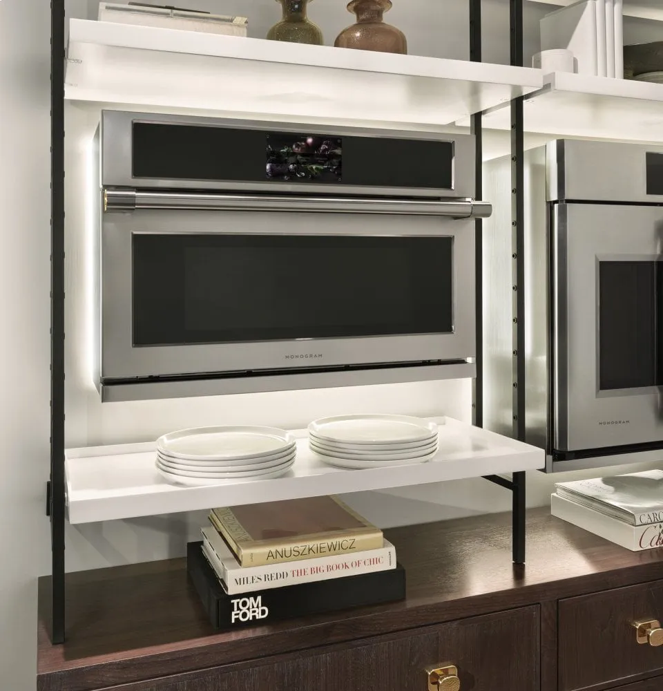 Monogram ZSB9132NSS Monogram 30" Smart Five In One Wall Oven With 120V Advantium? Technology
