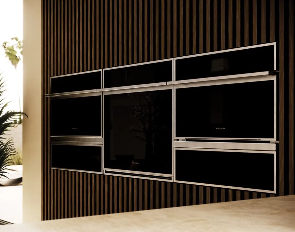 Monogram ZTS90DSSNSS Monogram 30" Smart Electric Convection Single Wall Oven Minimalist Collection