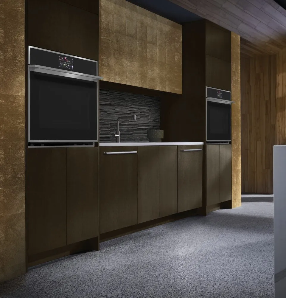 Monogram ZTS90DSSNSS Monogram 30" Smart Electric Convection Single Wall Oven Minimalist Collection
