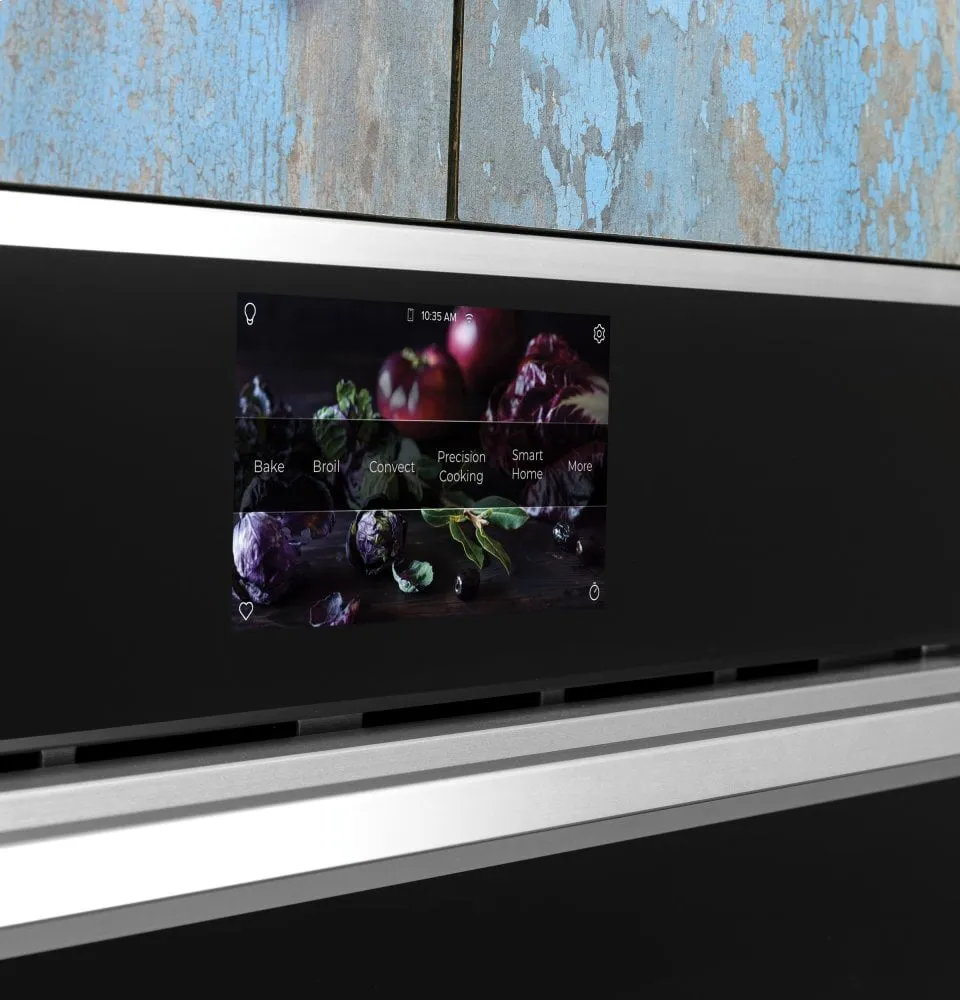Monogram ZTS90DSSNSS Monogram 30" Smart Electric Convection Single Wall Oven Minimalist Collection