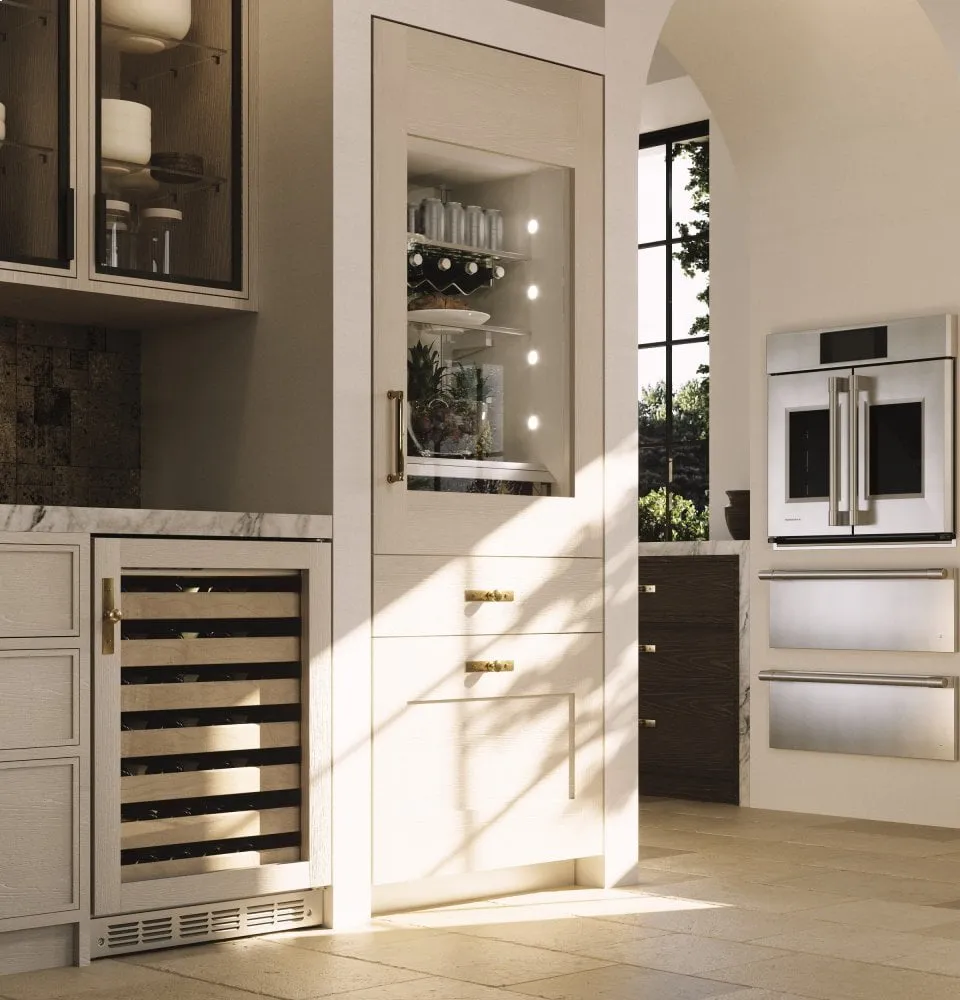 Monogram ZTSX1FPSNSS Monogram 30" Smart French-Door Electric Convection Single Wall Oven Statement Collection