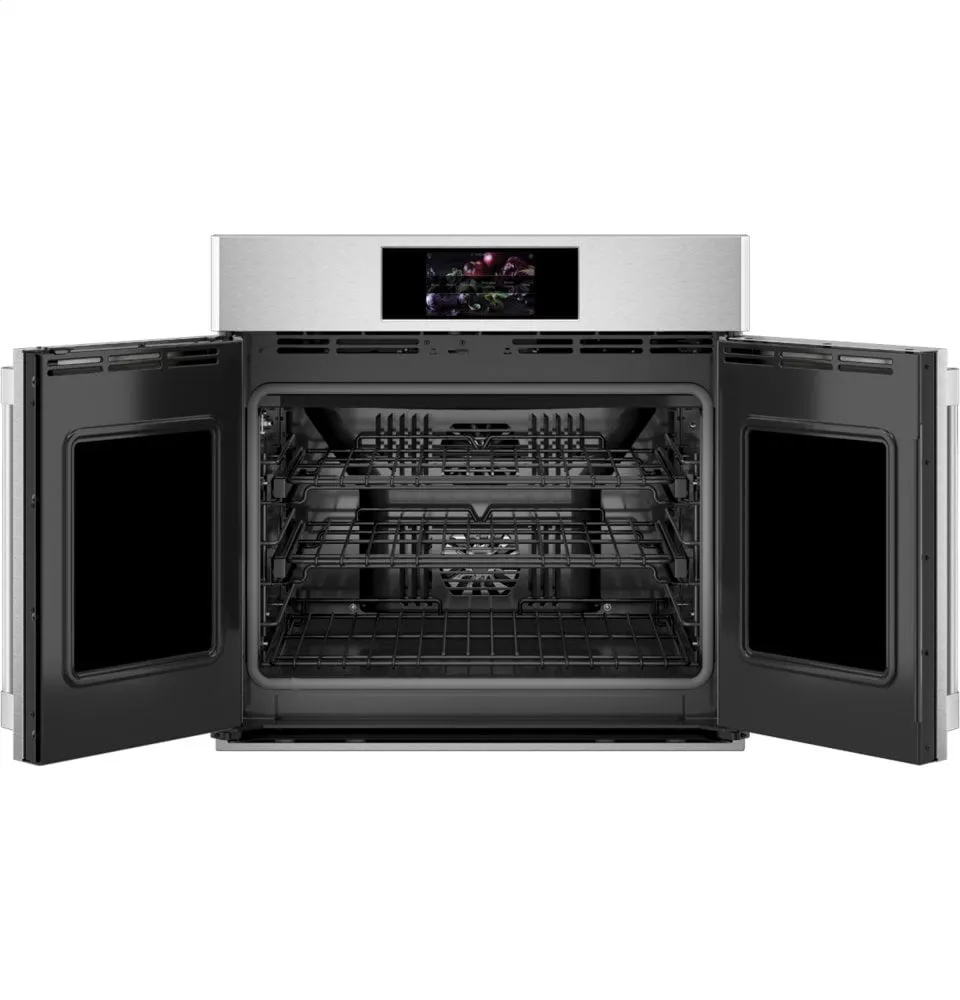 Monogram ZTSX1FPSNSS Monogram 30" Smart French-Door Electric Convection Single Wall Oven Statement Collection