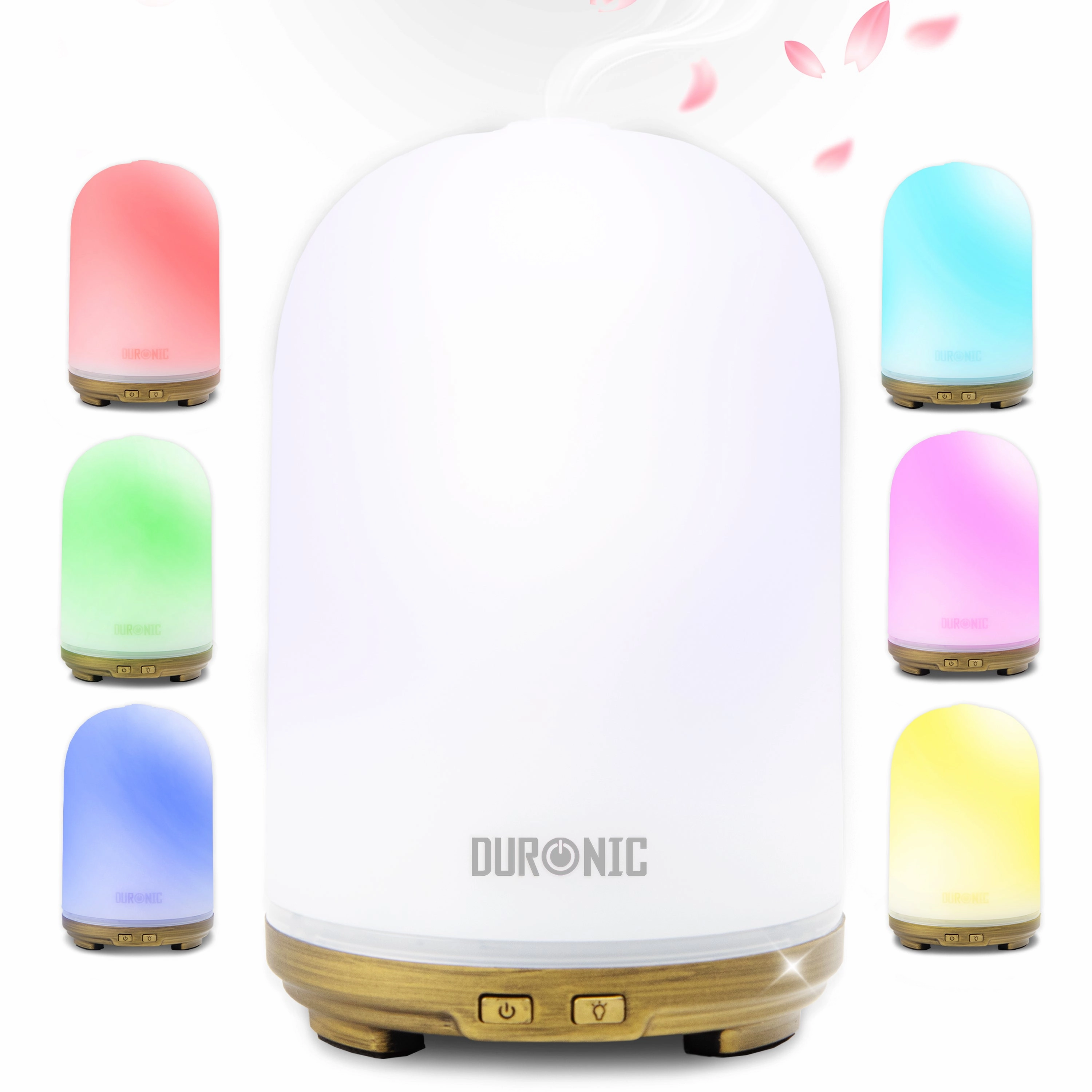 Duronic Essential Oil Diffuser Ad11, 100Ml Electric Aroma Diffuser Compact Ultrasonic Aromatherapy Diffusers For Home Office Bedroom Spa With 7 Led Lights Oil Scented Humidifier For Relaxation Sleep Best Deal Online Hot Discount Deal