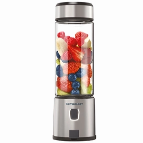 Powerology Rechargeable Portable Juicer P6Bpjbk 450Ml 126W Special Price Offer