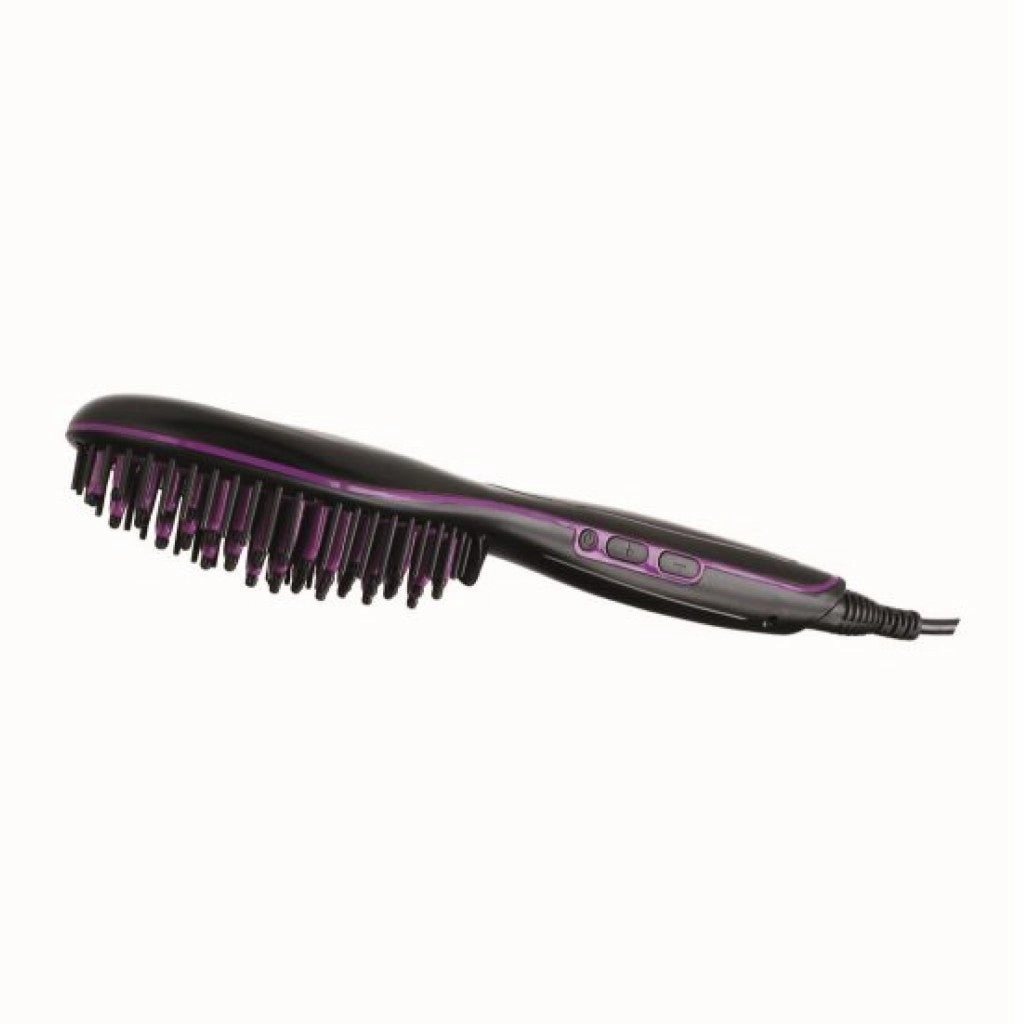 Sptech Hairbrush, Ceramic Surrounded Bristle Brush, Temperature Up To 230, Black Shop Today Save