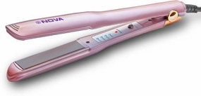 Nova 2 In 1 Straight And Curl Nhs 906 Hair Straightener  (Pink) MustHave Deal Today Only Steal