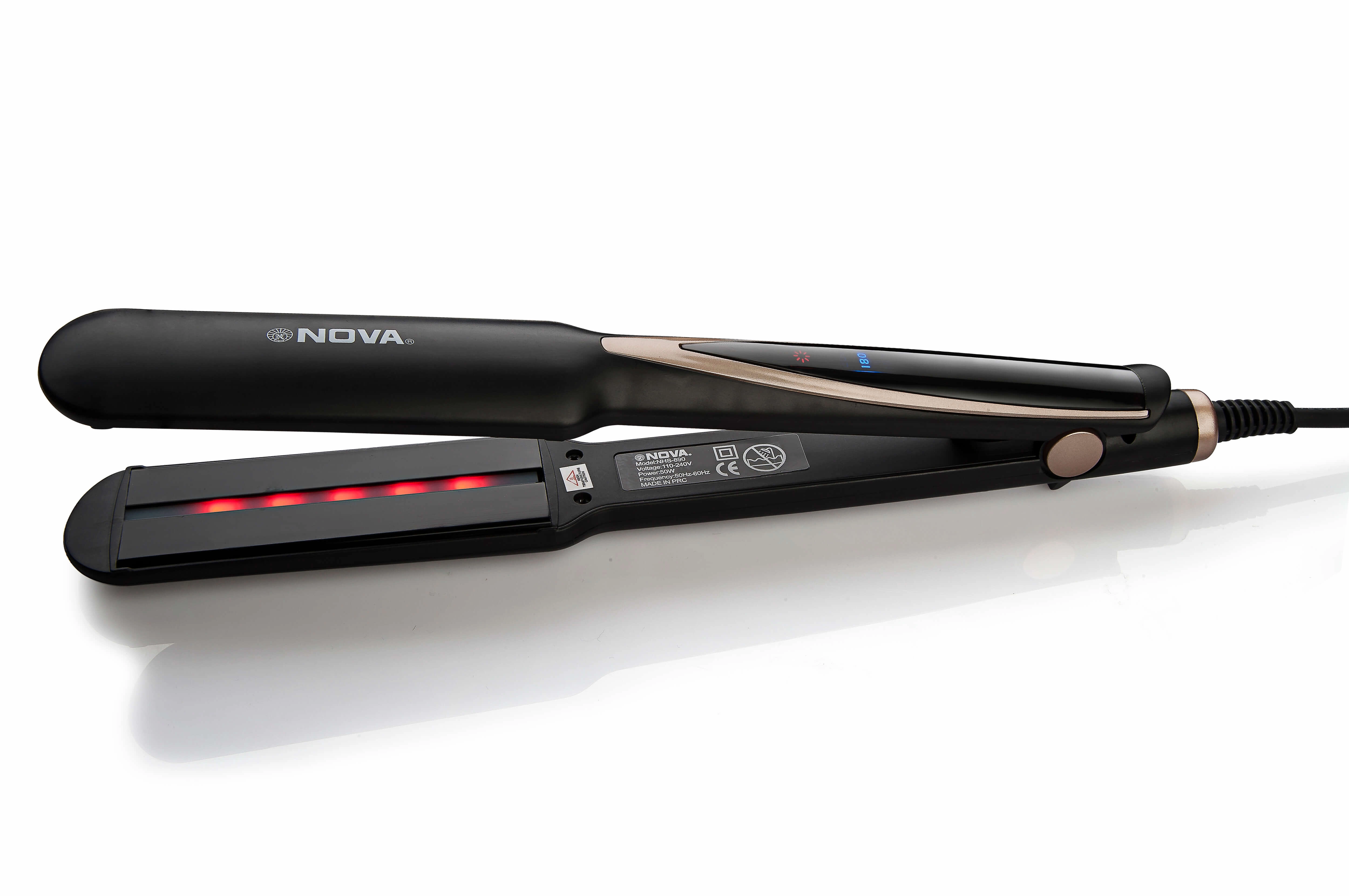 Todays Special Picks Limited Time Discount Nova Infrared Nhs 890 Extra Wide Plate Hair Straightener