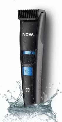 Best Deal Today Nova Nht 1059 Digital Waterproof Runtime: 200 Min Trimmer For Men  (Grey)