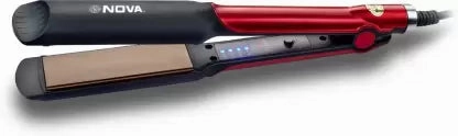 Hot Price Drop Nova Temperature Control Professional Nhs 870 Hair Straightener  (Black/Red)