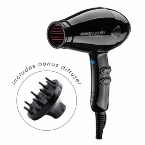 Mega Online Discount Special Savings Today Speedy Supalite Ionic & Ceramic Professional Hairdryer - Black