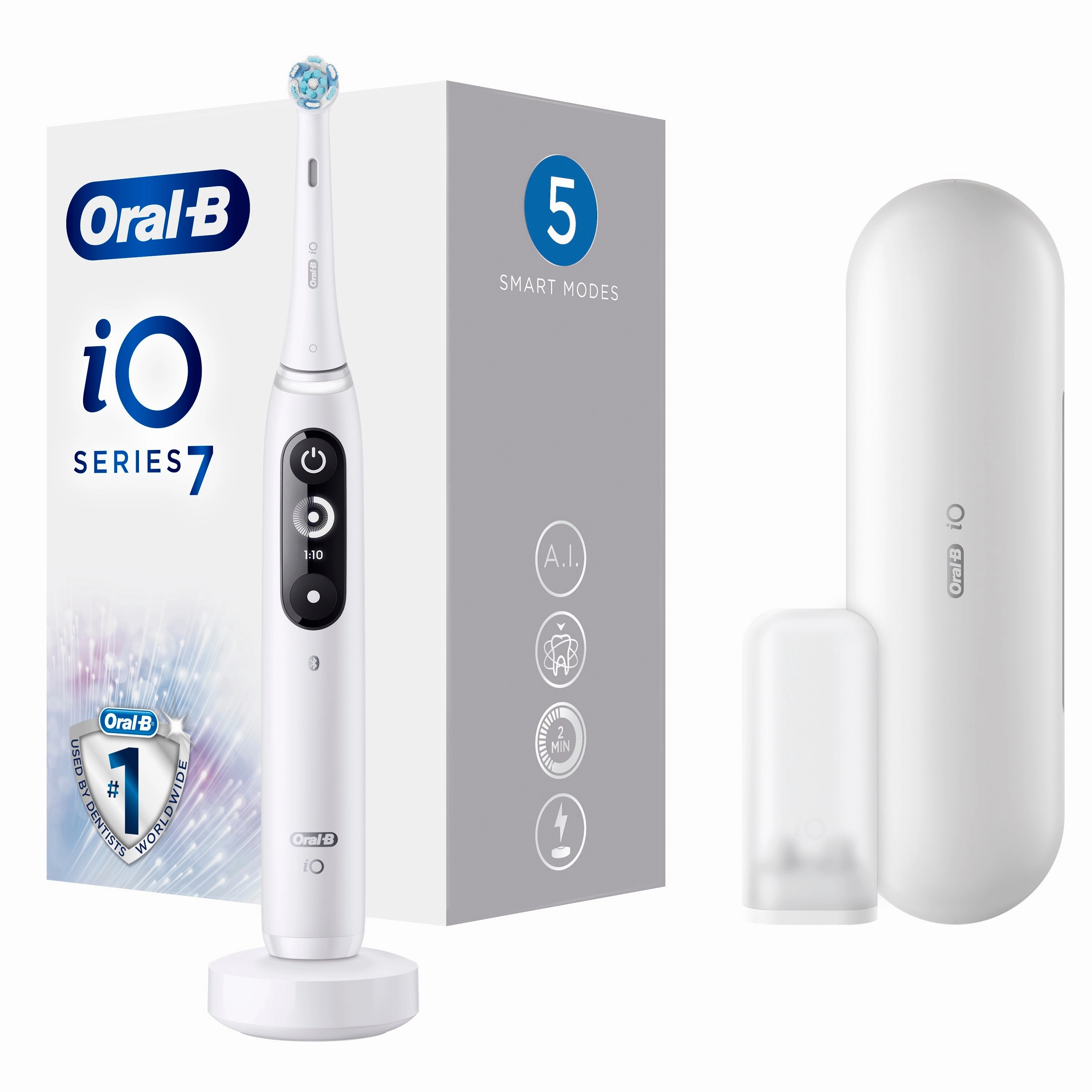 Oral-B Io7 White Alabaster Electric T/B Special Online Offer