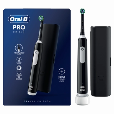 Weekend Specials Oral-B Pro 1 Cross Action Black & Travel Case