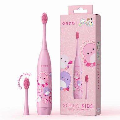 Ordo Sonic Kids Battery Toothbrush - Squishmallows Auggie Mega Discount Event Todays Special Savings