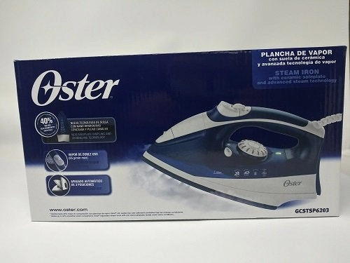 Oster Gcstsp6203 Blue Steam Iron 220 Volts (Not For Usa - European Cord) Todays Trending Deals