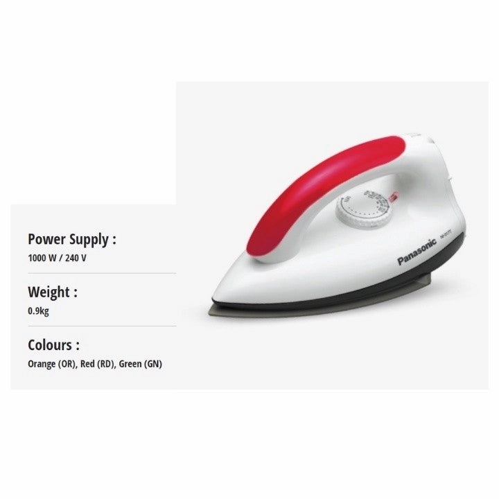 Panasonic 1000W Dry Iron | Ni-317T Steal Todays Offer