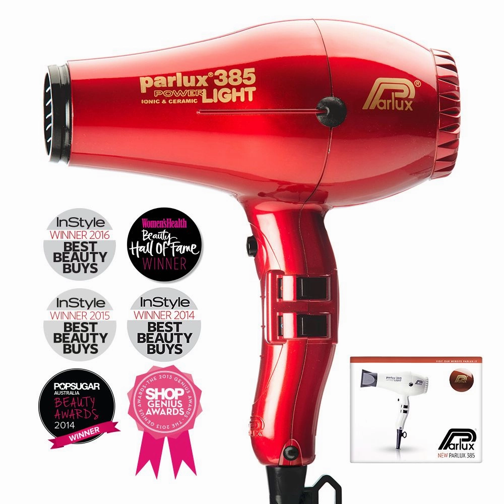 Online Exclusive Deal Parlux 385 Powerlight Ceramic & Ionic Dryer 2150W - Red