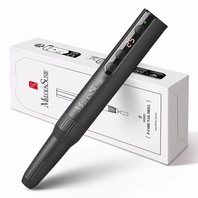 Perfect Gift Offer Pc180E Rechargeable Nail Drill 25000Rpm - Black