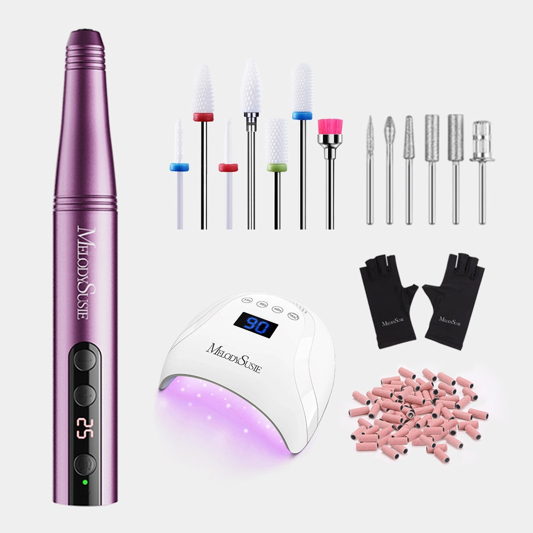 Pc180F Portable Rechargeable Nail Drill 25000Rpm (Advanced Kit) MustHave Clearance Special Savings Today