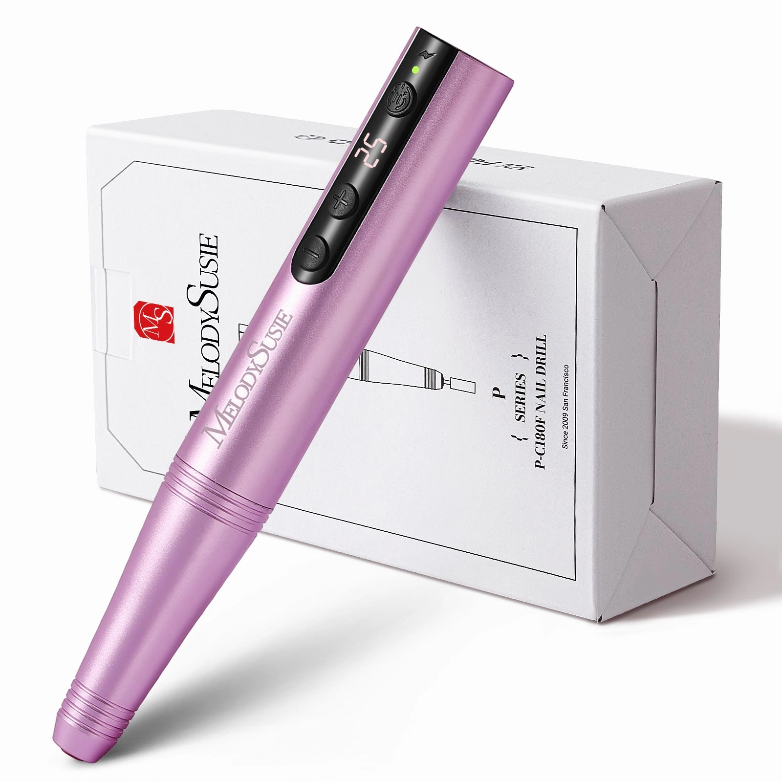 Pc180F Portable Rechargeable Nail Drill 25000Rpm (Rose Gold) Dont Miss These Savings