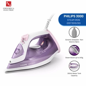 Shop Today Save Philips 3000 Series 2000W Steam Iron | Dst3040