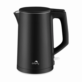 1.0L Black Stainless Steel Kettle Big Savings Today