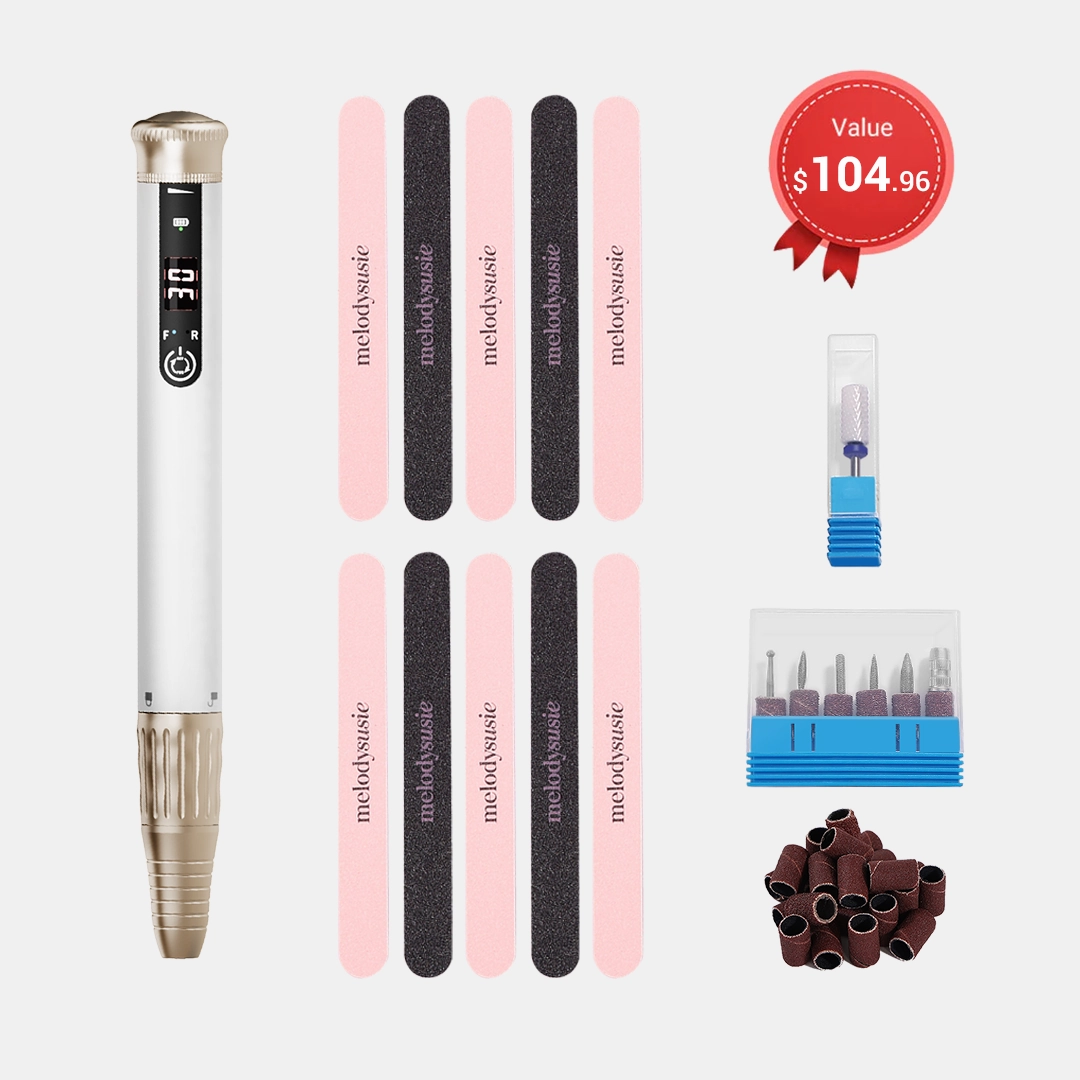 Sp1(Sm220E)-Cordless & Stepless Speed Rechargeable Nail Drill 30000 Rpm (Dust-Free Kit) Hot Pick of the Day Big Hot Sale