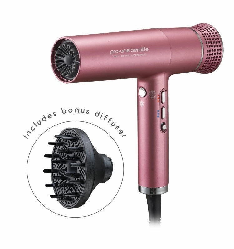 Dont Miss Out Pro-One Aerolite Hairdryer - Blush