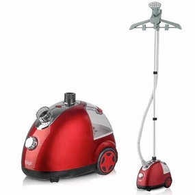 Instant Deal Today Todays Mega Savings Raf Garment Steamer, 1700Watts, Red