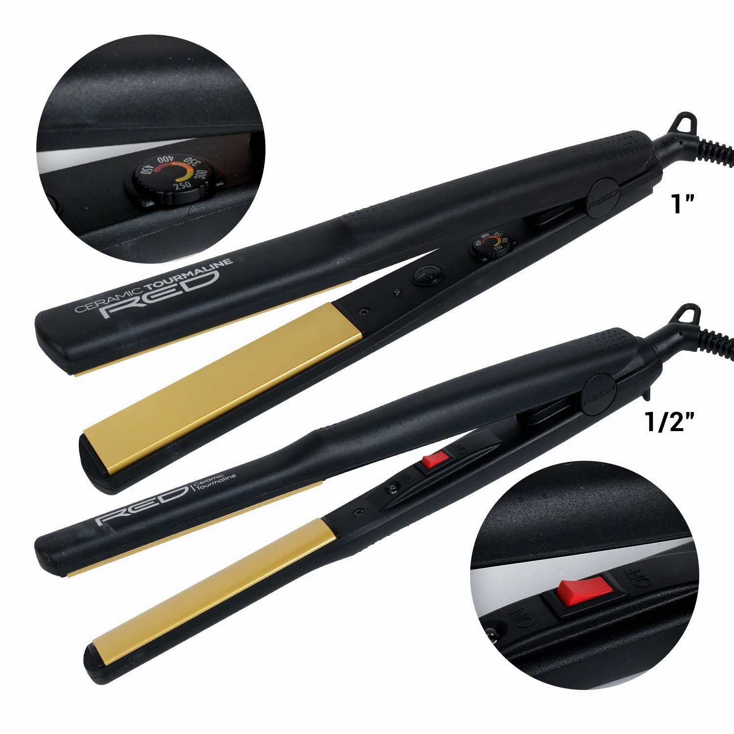 Best Price Online Best Deal Alert Red By Kiss Ceramic Tourmaline Flat Iron