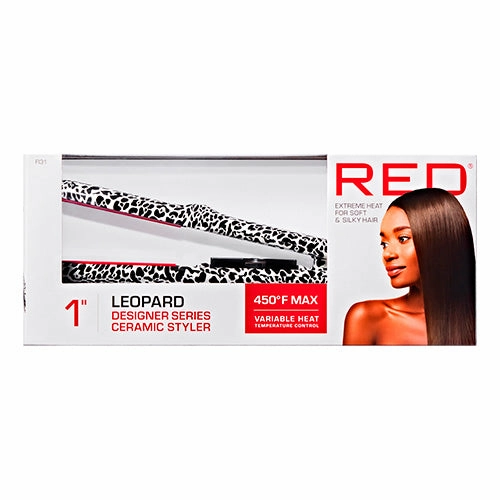 Red By Kiss Designer Series Ceramic Flat Iron 1" Exclusive Online Discount Weekend Flash Offer