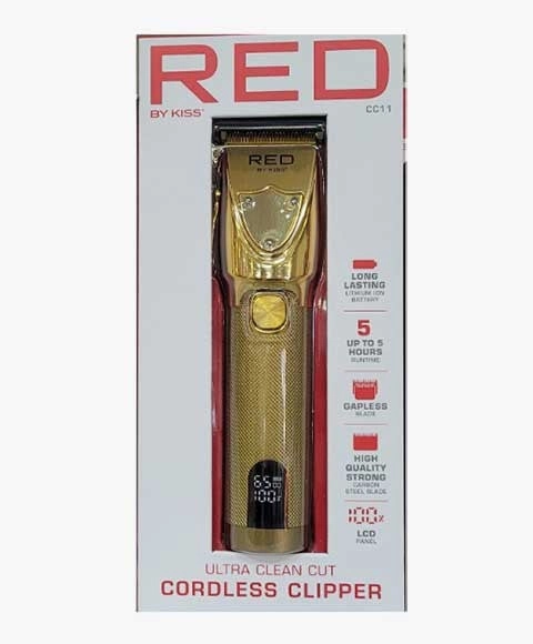 Todays Hot Pick Clearance Event Alert Red By Kiss  Ultra Clean Cut Cordless Clipper Cc11