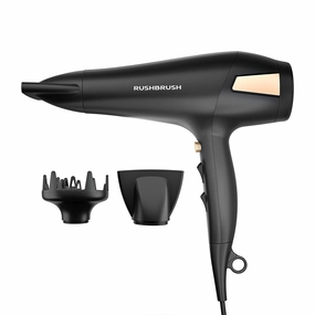 Daily Hot Deal Rush Brush Hair Dryer D2 Pro 2500W - Black