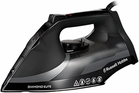 Limited Time Steal Trending Hot Deal Russell Hobbs Diamond Elite Steam Iron, 3100Watts, Black