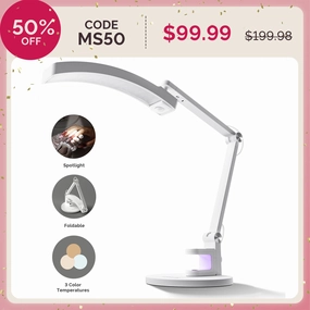Clearance Event Today Last Chance Steal S-Pro29G Nail-Focused 3-Mode Manicure Table Lamp