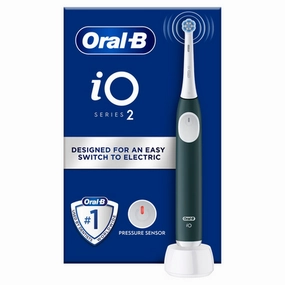 Oral-B Io2 Forest Green Electric Toothbrush Special Offer Inside