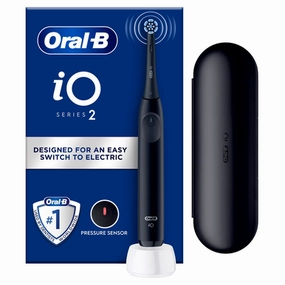 Oral-B Io2 Night Black Electric Toothbrush   Travel Case Shop Today Save Flash Discount Today