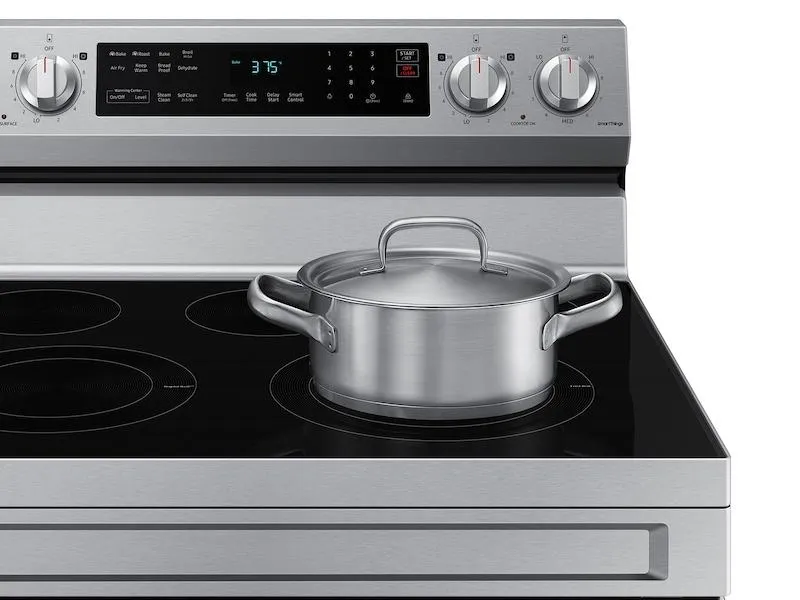 Samsung NE63D6511SR 6.3 Cu. Ft. Smart Freestanding Energy Star Certified Electric Range With Air Fry In Stainless Steel