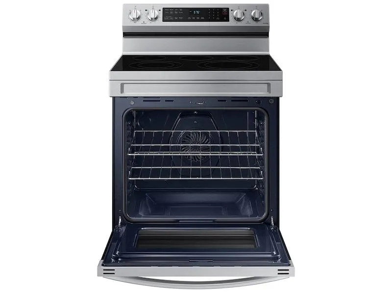 Samsung NE63D6511SR 6.3 Cu. Ft. Smart Freestanding Energy Star Certified Electric Range With Air Fry In Stainless Steel
