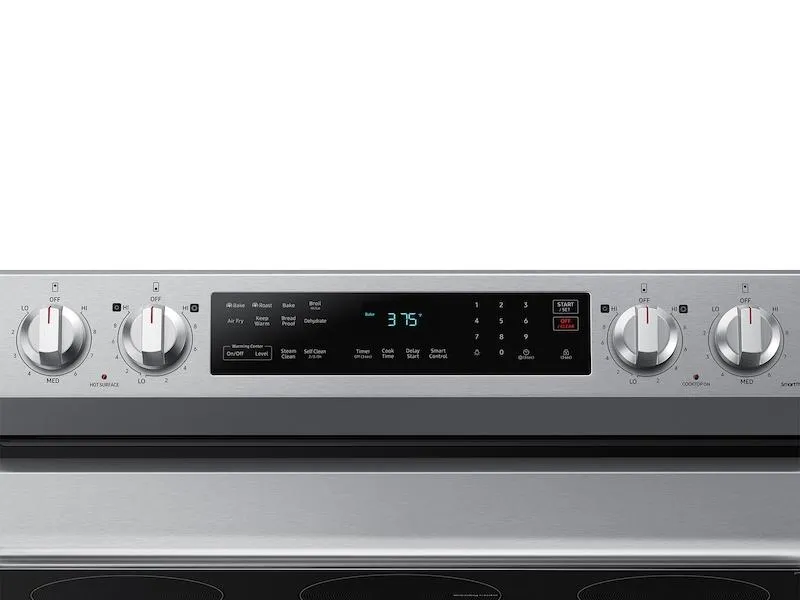 Samsung NE63D6511SR 6.3 Cu. Ft. Smart Freestanding Energy Star Certified Electric Range With Air Fry In Stainless Steel
