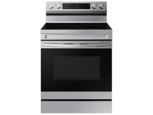Samsung NE63D6511SR 6.3 Cu. Ft. Smart Freestanding Energy Star Certified Electric Range With Air Fry In Stainless Steel