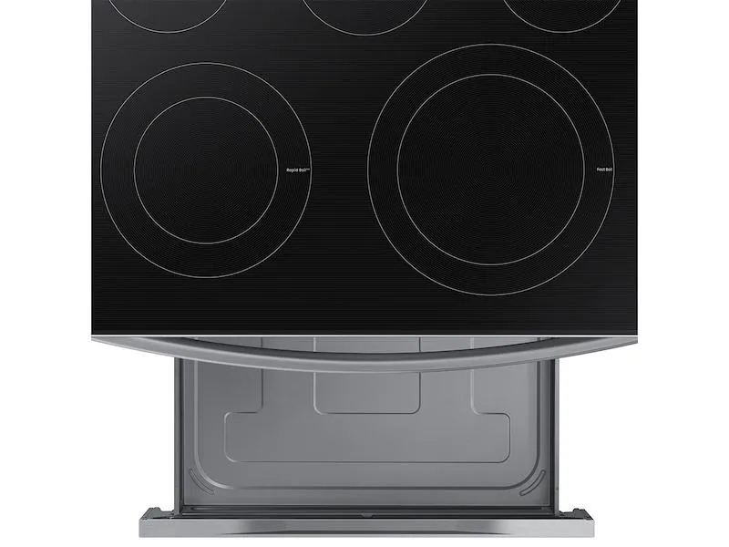 Samsung NE63D6511SR 6.3 Cu. Ft. Smart Freestanding Energy Star Certified Electric Range With Air Fry In Stainless Steel