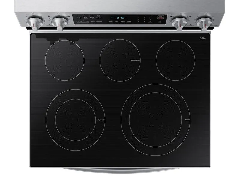 Samsung NE63D6511SR 6.3 Cu. Ft. Smart Freestanding Energy Star Certified Electric Range With Air Fry In Stainless Steel