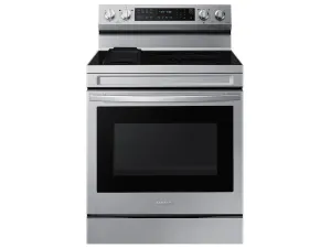 Samsung NE63D6711SR 6.3 Cu. Ft. Smart Freestanding Energy Star Certified Electric Range With Air Fry And Griddle In Stainless Steel